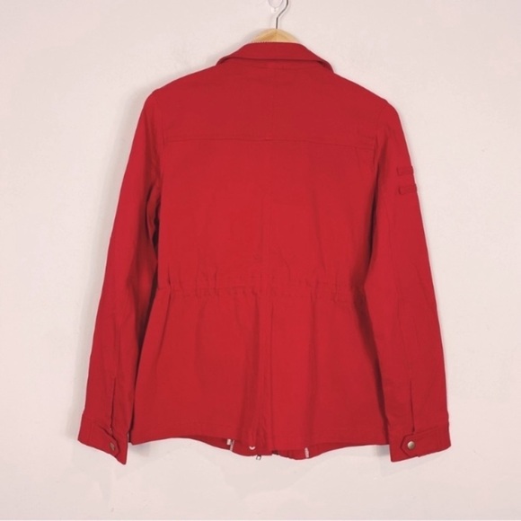 EDEN SOCIETY Marisa Contrast Collar Cargo Jacket - Picture 4 of 10